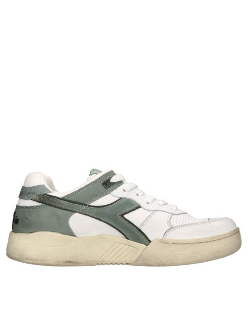 Leather trainers DIADORA HERITAGE | B.560 USED UBIANCO-VERDE